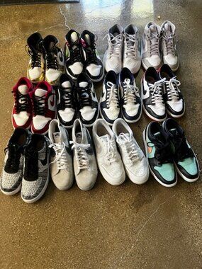 Size 12 Jordan & Nike SB Lot - 12 Pairs (Jordan 1 Low, Mid, OG, 85) - $81 PER